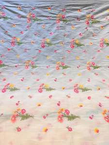 Premium Multi Embroidery Fabric Women Fashion Fabric Designer Embroidery Fabric Party Wear Fabric Luxury Fabric - Product Image 2