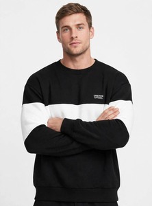 เสื้อสเวตเชิ้ตคอกลมสีดำสำหรับผู้ชายจาก Oneten Apparel แขนยาว สไตล์ลำลอง - Product Image 4