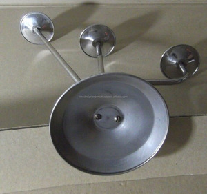 Candelabro de Aluminio Fundido de Alta Resistencia con 3 Luces • Decoración de Lujo Abstracta para Eventos de Hotel - Product Image 6