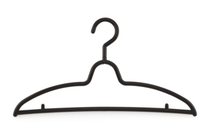 Minimalist Plastic Clothing Hanger Rectangle Shape Space Saving <b>Hook</b> Type For Wardrobe Storage Lightweight 3 Wire Design - Product Image 3