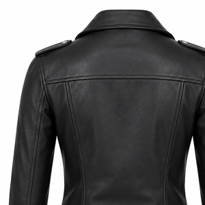 Wholesale Premium Leather <b>Jacket</b> Women Fashion Biker <b>Jacket</b> Custom OEM ODM Winter Outerwear Streetwear Slim Fit Durable Stylish - Product Image 6