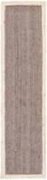 Handwoven Gray Jute Kitchen Runner Rug Handmade Natural Fiber Braided Hallway Entryway Farmhouse Indoor Floor Carpet