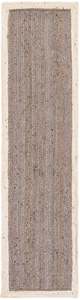 Tapis de couloir en jute gris tissé à la main, tapis d'entrée en fibres naturelles tressées, tapis de sol intérieur style ferme - Product Image 3
