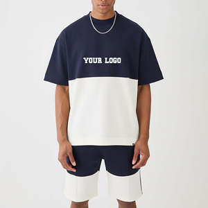 Conjunto de Camiseta y Pantalones Cortos de Verano para Hombre, de Lujo, Casual, Transpirable, Sostenible, Anti-Pilling, Talla Grande, con Opciones Personalizables - Product Image 1