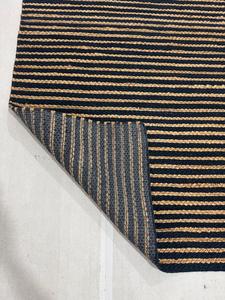 Hand Knotted Striped Jute <b>Rug</b> Handmade Natural Fiber <b>Boho</b> Eco Friendly Customizable Size & Color Living Room Bedroom Floor <b>Rug</b> - Product Image 4