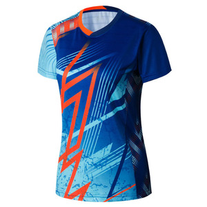 Chemises respirantes en sublimation pour hommes et femmes, vêtements de sport légers, vente en gros - Product Image 6
