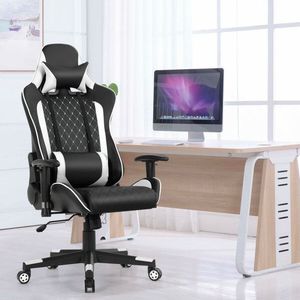 Sedia da Gaming con Supporto Lombare e Poggiatesta con Funzione Massaggio - Product Image 5