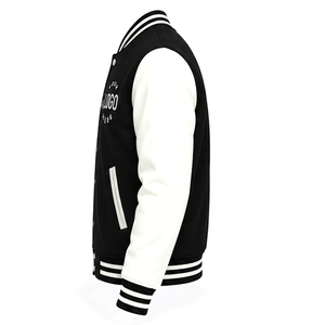 Vestes universitaires en tissu de laine avec logo personnalisé pour hommes, vêtements d'hiver, vestes Letterman avec col montant, style streetwear, taille adulte - Product Image 2