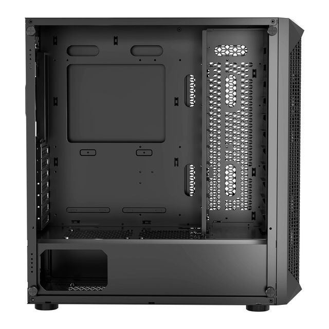 High-Airflow PC Gaming Case Tempered Glass Panel Dust Filter 4 X 120 mm Fans Cable Management Mini-ITX Mid Tower Computer Case