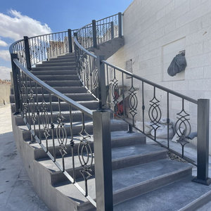 Barandilla de Hierro Forjado Resistente para Escaleras: Mejore la Decoración de su Hogar Moderno y Lujoso con un Arte Metálico Artesanal de Primera Calidad - Product Image 3