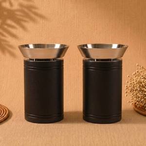 Quemador de Incienso Minimalista Ecológico de Acero Inoxidable con Base de Cuero Rojo para Uso Aromático en Todas las Estaciones - Product Image 2