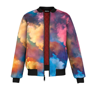 Chaqueta de bombardero ligera a prueba de viento personalizable unisex moda casual invierno prendas de vestir exteriores logotipo personalizado colores venta al por mayor OEM/ODM - Product Image 1
