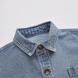 Fashion Boy Kids Denim Jacket Premium Stitching Durable Casual Wear Choice Knitwear bulk manufacturer High-volume garment - Product Image 4