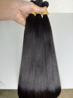NiceHair Extensiones de Cabello Humano Virgen 100% Natural Sin Procesar, Liso Natural y Ondulado, para Trenzas, Alta Calidad, Super Doble