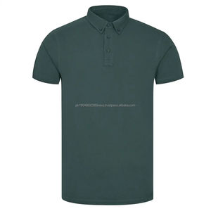 Camisetas Polo de Manga Larga de Alta Calidad con Logotipo Personalizado, MOQ Bajo, Tejido de Punto, Ligeras, de Secado Rápido y Suaves para Hombre - Product Image 1