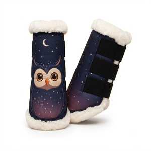 Juego de almohadillas para silla de montar Owl & Moon |   Botas Celestial Kids Matchy Fly Veil - Product Image 3