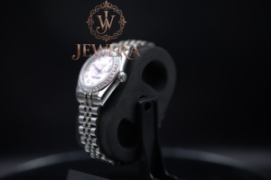 Reloj de Diamantes Moissanite de Acero Inoxidable para Mujer, en Oferta, para Uso de Lujo, Regalos de Compromiso y Celebraciones Especiales - Product Image 2
