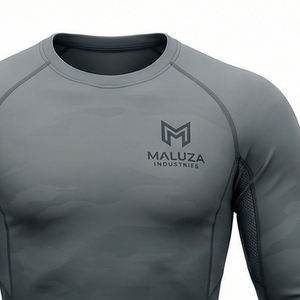 Camiseta de Manga Larga Transpirable de Compresión Titan Shield para Hombre, para Gimnasio, Entrenamiento Táctico, Rendimiento, MALUZA Industries Performance EdgeX - Product Image 2