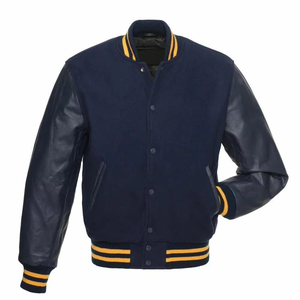 Chaqueta Varsity de Lana Personalizada de Alta Calidad para Hombre, Mangas Largas, Estilo Letterman, Transpirable y Ligera para Invierno - Venta al Por Mayor Disponible - Product Image 3