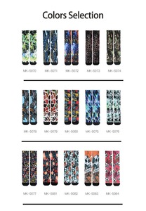 Chaussettes de basketball personnalisées en gros pour hommes, de haute qualité, avec logo brodé sur le revers, en tricot uni, broderie OEM de designer - Product Image 5