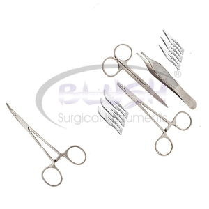 Podiatry Students Kit 7-Piece Foot Care Training Manicure Practice Instruments Steel Luxurious Toenail Care By <b>Blush</b> Surgical - Product Image 2