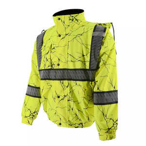 Chaqueta de Seguridad Industrial 2026 de Alta Visibilidad, Tejido Oxford 300D, Transpirable, para Trabajo en Exteriores - Product Image 3