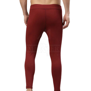 Leggings de compression à taille élastique extensible pour hommes - Vêtements de sport respirants à séchage rapide pour la remise en forme, les sports et la course à pied - Product Image 2