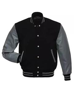 Custom Urban Varsity <b>Jacket</b> Wholesale OEM Manufacturer Supplier Wool Leather Sleeve <b>Jacket</b> Private Label Bulk Production - Product Image 1