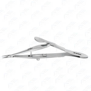 Portaagujas de sutura Instrumentos quirúrgico y de laboratorio dental Portaagujas Kalt reutilizable de acero inoxidable para microcirugía - Product Image 5