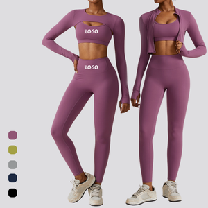 Heavy Fashion Printed Fitness Workout Yoga Set Sports Bra And Legging Set - Product Image 1