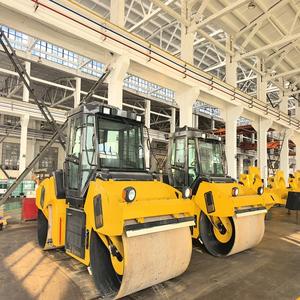 Machine à rouleaux à double tambour pour la construction, livraison rapide, garantie 4 ans, compactage haute efficacité - Product Image 1