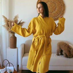 2026 New Casual Fashion Custom Size Top Quality Men <b>Waffle</b> <b>Bathrobe</b> <b>Waffle</b> <b>Bathrobe</b> for Sale - Product Image 1
