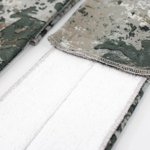 Serviettes de sport personnalisées imprimées, bord côtelé, design plié, douces, absorbantes, extensibles dans quatre sens, 100 % coton, pour la gym - Product Image 4