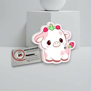 Nueva Llegada: Paleta Magnética de Acrílico con Estampado Floral y de Vaca para Pestañas, Placa para Pestañas de Marca Privada, Paleta para Extensiones de Pestañas - Product Image 1