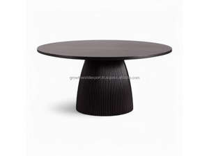 Table basse moderne compacte pour balcon et salon, meuble minimaliste en bois de manguier avec garantie de 1 à 3 ans - Product Image 6