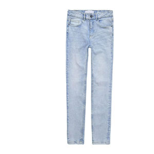 Jean slim homme en coton délavé style motard, avec fermeture éclair, qualité supérieure, coupe ajustée, modèle Fly Skinny - Product Image 1