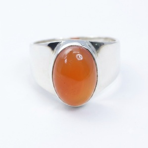 925 Sterling Silver Red Carnelian <b>Ring</b> Oval Gemstone Handmade <b>Statement</b> <b>Ring</b> August Birthstone Jewelry for Women Wholesale - Product Image 1