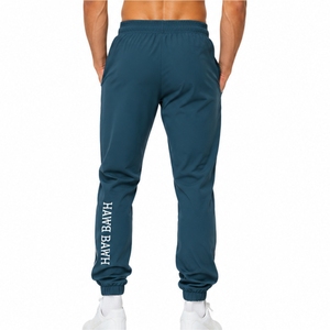 Custom Men's Cotton Track Pants <b>Slim</b> Fit <b>Joggers</b> Regular Fit Custom Sportswear OEM Custom Design Elastic Waist Track Pant - Product Image 3
