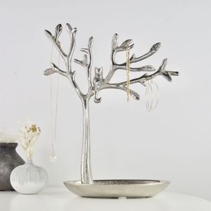 Luxury Tabletop Jewelry Organizer Metal Stand <b>Earring</b> <b>Holder</b> Rack Necklace Storage Display for Modern Home and Gift Collection - Product Image 1