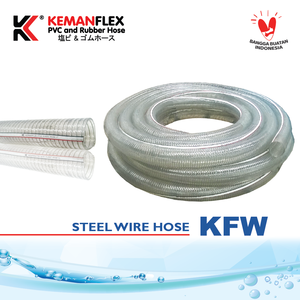 Tuyau flexible en PVC KEMANFLEX avec armature en acier, tuyau de jardin flexible de 2 1/2 pouces, 50 m, durable pour une utilisation en extérieur - Product Image 4