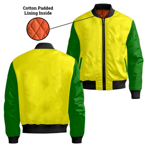 New Arrival Two Tone Bomber Women <b>Jacket</b> Embroidered Patch Zip Up Varsity Collage <b>Jacket</b> Custom Greek Letter Logo Sorority - Product Image 1