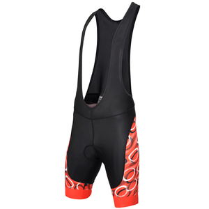 Cuissard de cyclisme pour homme noir avec motif bleu et blanc – Tenue de vélo haute performance - Product Image 4