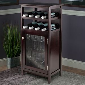 Alta armadietto del vino elegante portabottiglie per la conservazione e la visualizzazione - Product Image 2