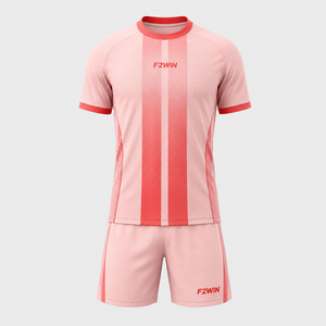 Conjunto de Camiseta de Fútbol Blanca para Hombre F2WIN, Manga Corta, Cuello en V, Transpirable, Cintura Elástica, Uniforme Deportivo de Malla para Todas las Temporadas, Personalizable - Product Image 4