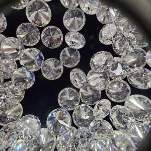 Diamantes de Laboratorio Premium de 2.90mm y 2.99mm, Brillantes, Rellenos, DEF VVS VS, Piedras Melee Excelentemente Pulimentadas, 1 Quilate, Joyería R&K GEMS - Product Image 2