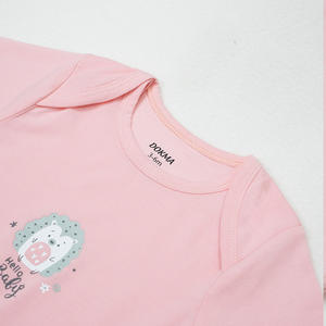 Body para Bebé Dokma ALB21, 1 Pieza, Lindo Diseño de Dibujos Animados, Tela de Bambú y Spandex, Unisex, Suave y Transpirable, Cuello Redondo, Manga Corta - Product Image 4