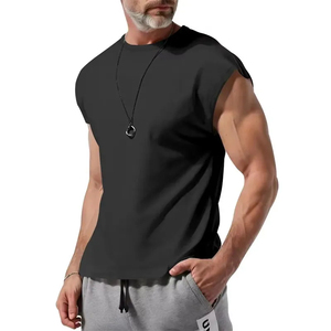 Men Waistcoat <b>Running</b> <b>Vest</b> Lightweight Soft Breathable Fitness Sleeveless Training Tank Top Daily Loose Sports tops - Product Image 2