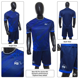 Uniformes de Fútbol con Servicio OEM de Ropa Deportiva de Última Generación, Jersey de Fútbol Sublimado en Poliéster y Spandex, Pantalones Cortos de Fútbol - Product Image 6