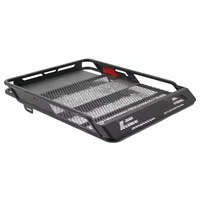 Panier de toit universel en acier thermolaqué pour voiture, porte-bagages robuste, capacité de charge 100 kg pour SUV et pick-up