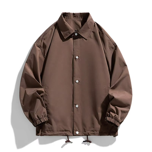 New Arrival 2026 Black Colors Coaching Jacket Satin Sports Training Jackets Windbreaker Breathable Men Windproof <b>Coaches</b> Jackets - Product Image 4
